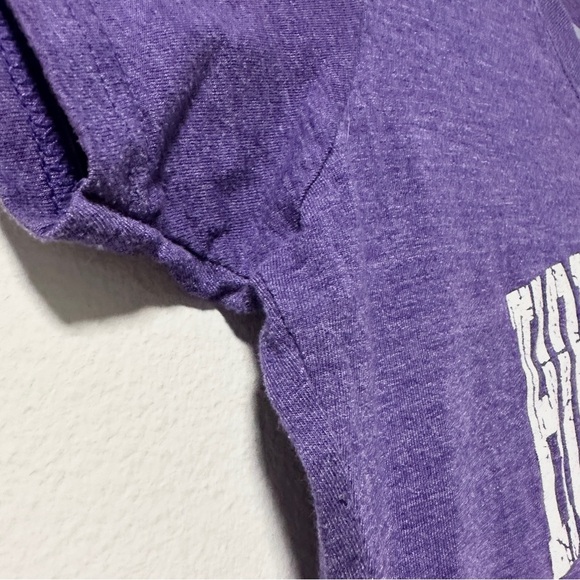 TCU Horned Frogs Fanatics Purple Fitted V-Neck Tee Women’s Size Small Collegiate - Picture 6 of 13